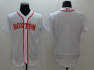 Custom Boston Red Sox white Retro jersey