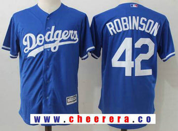 Jackie Robinson Los Angeles Dodgers royal jersey
