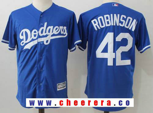 Jackie Robinson Los Angeles Dodgers royal jersey