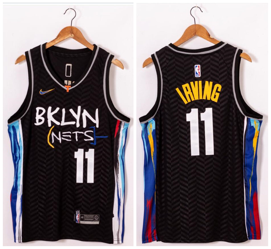 Kyrie Irving Brooklyn Nets black jersey