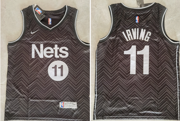 Kyrie Irving Brooklyn Nets black jersey