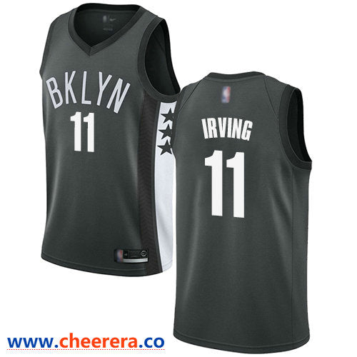 Kyrie Irving Brooklyn Nets gray jersey