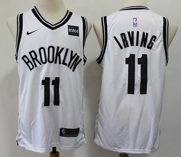 Kyrie Irving Brooklyn Nets white jersey