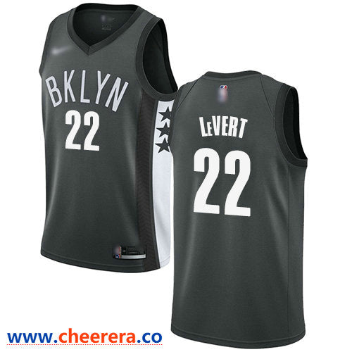Caris LeVert Brooklyn Nets gray jersey