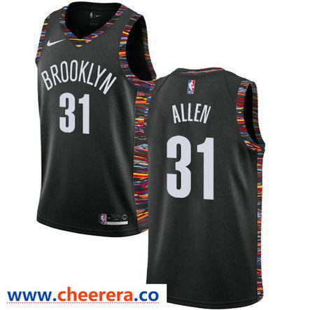 Jarrett Allen Brooklyn Nets black jersey