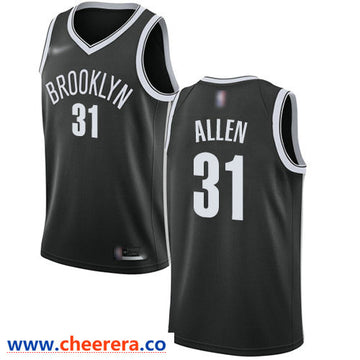 Jarrett Allen Brooklyn Nets black jersey