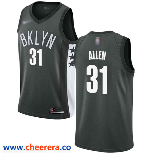 Jarrett Allen Brooklyn Nets gray jersey