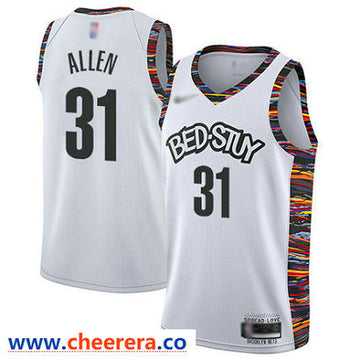 Jarrett Allen Brooklyn Nets white jersey