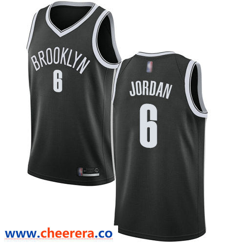 DeAndre Jordan Brooklyn Nets black jersey