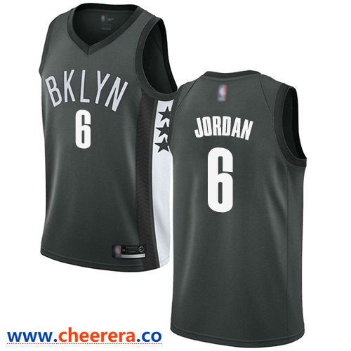 DeAndre Jordan Brooklyn Nets gray jersey