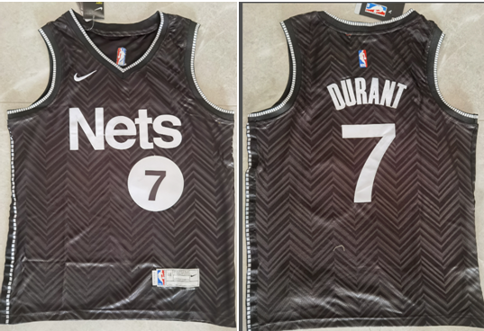 Kevin Durant Brooklyn Nets black jersey