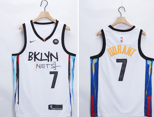 Kevin Durant Brooklyn Nets white jersey