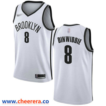 Spencer Dinwiddie Brooklyn Nets white jersey
