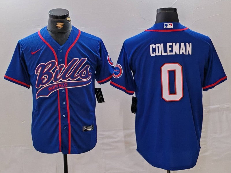 Keon Coleman Buffalo Bills blue jersey