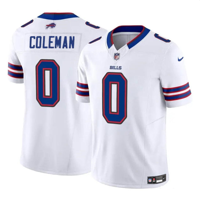 Keon Coleman Buffalo Bills white Vapor jersey