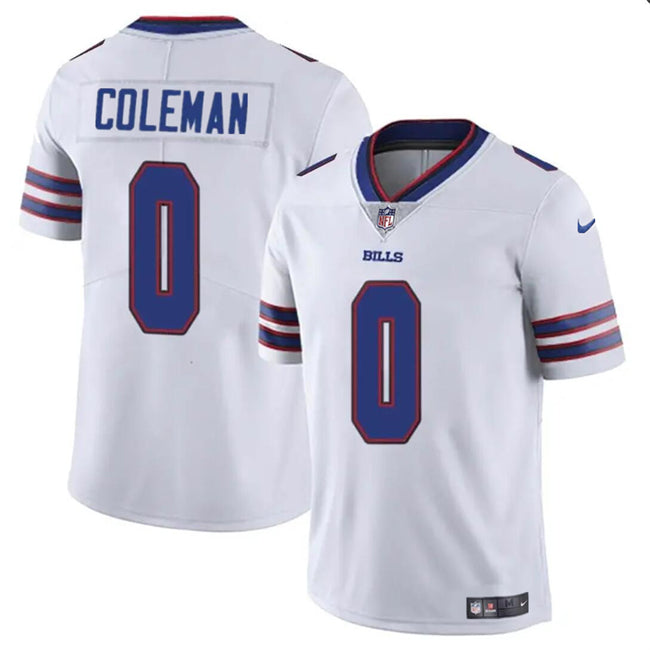 Keon Coleman Buffalo Bills white Vapor jersey