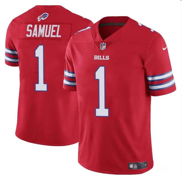Curtis Samuel Buffalo Bills red Vapor jersey