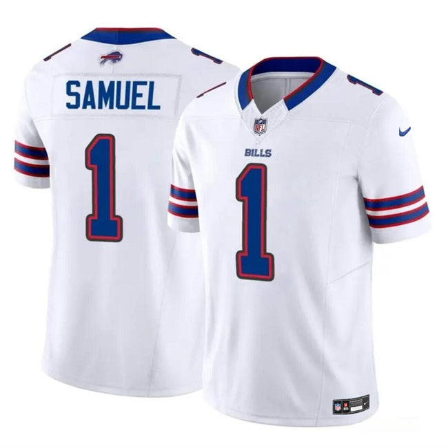 Curtis Samuel Buffalo Bills white Vapor jersey