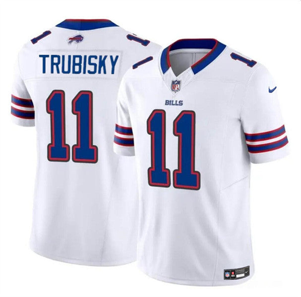 Mitch Trubisky Buffalo Bills white Vapor jersey