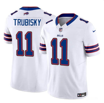 Mitch Trubisky Buffalo Bills white Vapor jersey