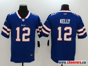 Jim Kelly Buffalo Bills royal Vapor jersey