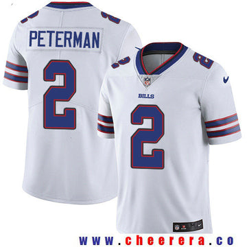 Nathan Peterman Buffalo Bills white Vapor jersey