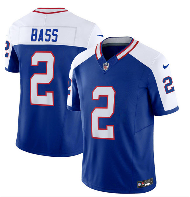 Tyler Bass Buffalo Bills blue Vapor jersey