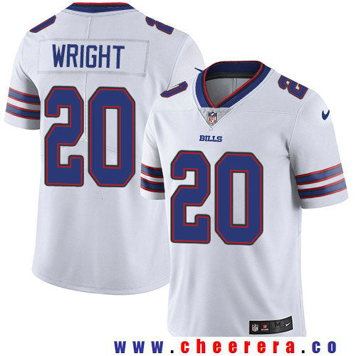 Shareece Wright Buffalo Bills white Vapor jersey