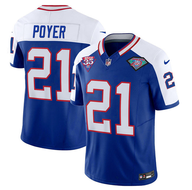 Jordan Poyer Buffalo Bills blue Vapor jersey