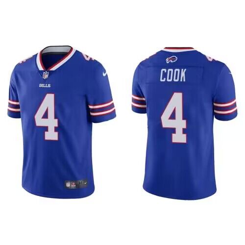 James Cook Buffalo Bills blue Vapor jersey