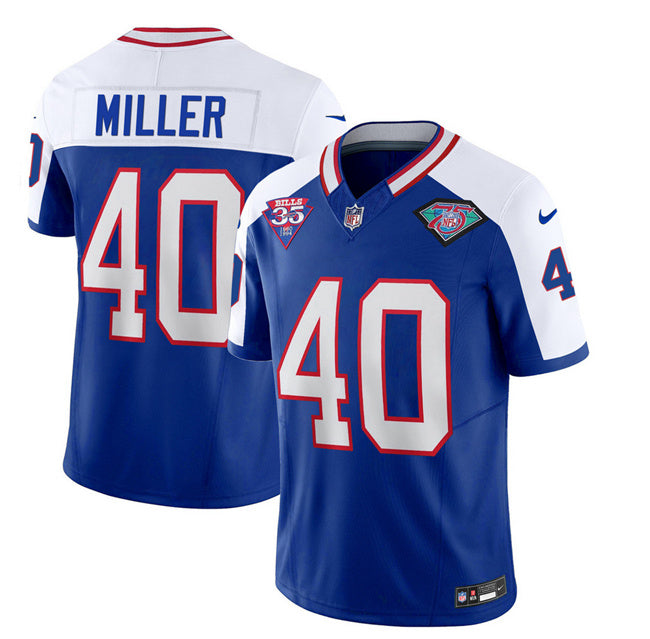 Von Miller Buffalo Bills blue Vapor jersey