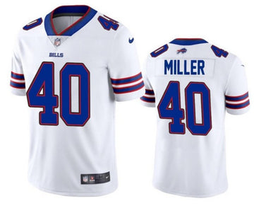 Von Miller Buffalo Bills white Vapor jersey