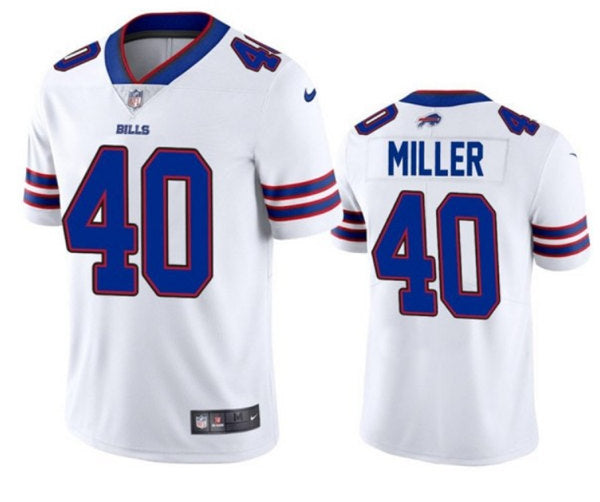 Von Miller Buffalo Bills white Vapor jersey