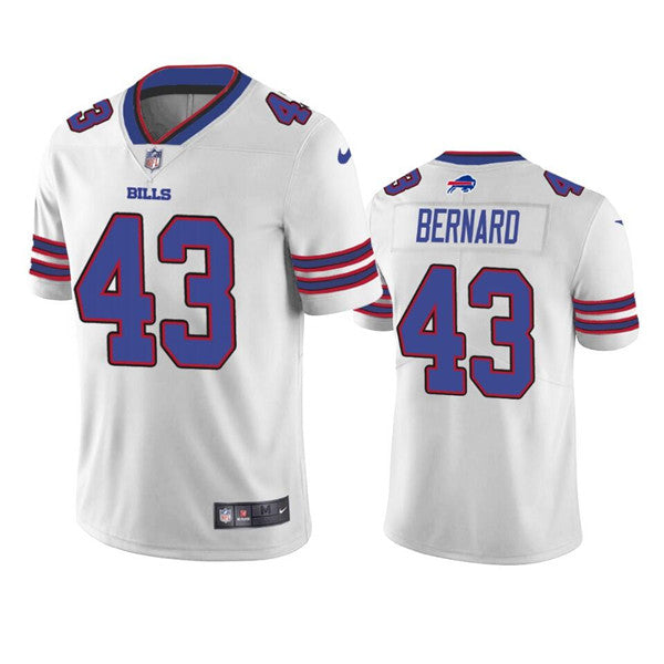 Terrel Bernard Buffalo Bills white Vapor jersey