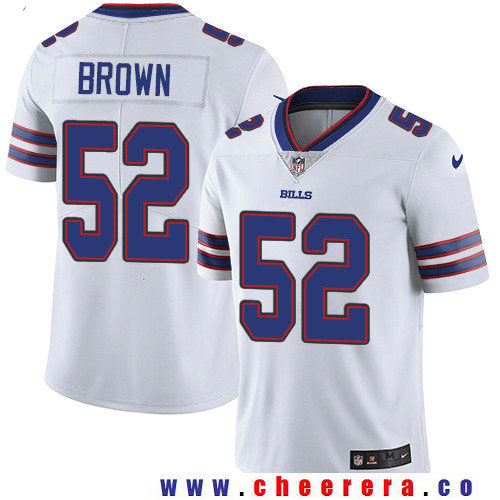 Preston Brown Buffalo Bills white Vapor jersey