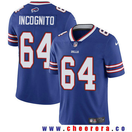 Richie Incognito Buffalo Bills royal Vapor jersey