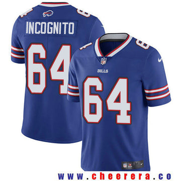 Richie Incognito Buffalo Bills royal Vapor jersey