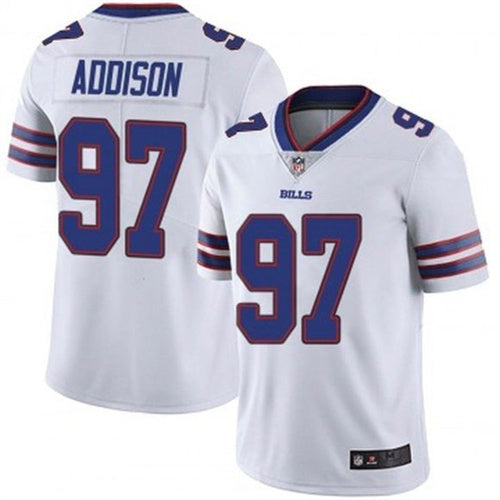 Mario Addison Buffalo Bills white Vapor jersey