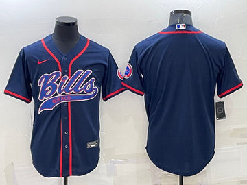 Custom Buffalo Bills navy jersey