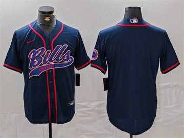 Custom Buffalo Bills navy jersey
