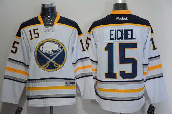 Jack Eichel Buffalo Sabres white Away jersey