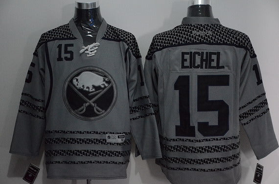Jack Eichel Buffalo Sabres charcoal jersey
