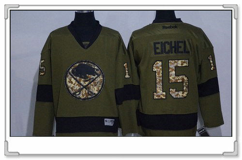 Jack Eichel Buffalo Sabres green Salute To Service jersey