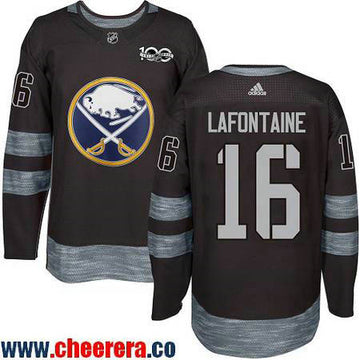 Pat Lafontaine Buffalo Sabres black jersey