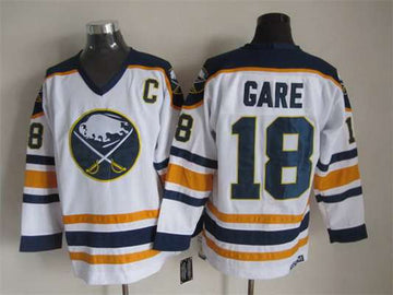 Danny Gare Buffalo Sabres white Throwback jersey