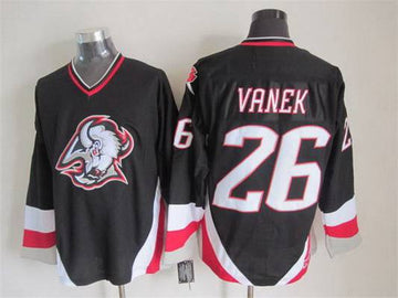 Thomas Vanek Buffalo Sabres black Throwback jersey