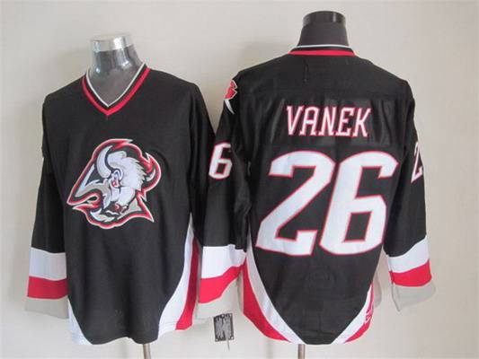 Thomas Vanek Buffalo Sabres black Throwback jersey