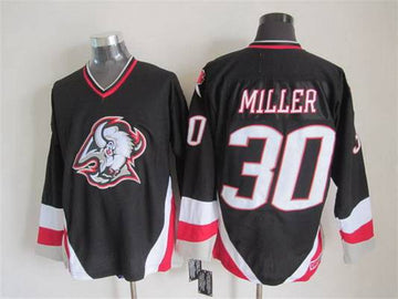 Ryan Miller Buffalo Sabres black Throwback jersey