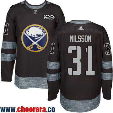 Anders Nilsson Buffalo Sabres black jersey