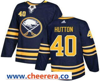 Carter Hutton Buffalo Sabres navy Home jersey